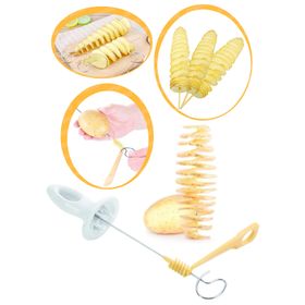 Arsimo Çubukta Patates Cips Yapma Spiral Patates Dilimleyici Aparat