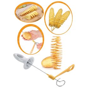 Arsimo Çubukta Patates Cips Yapma Spiral Patates Dilimleyici Aparat