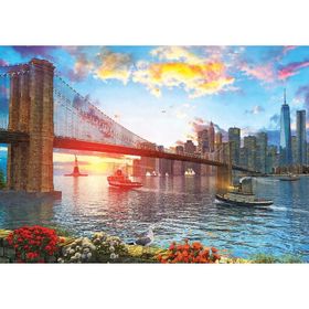 Art 1000 Parça New York'ta Günbatımı Puzzle