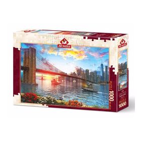 Art 1000 Parça New York'ta Günbatımı Puzzle