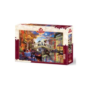 Art 1500 Parça Rialto Köprüsü Venedik Puzzle