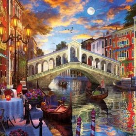 Art 1500 Parça Rialto Köprüsü Venedik Puzzle