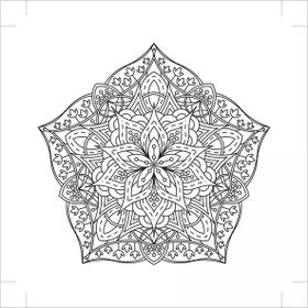 Art 40x40 cm Mandala Desen 3 Tuval