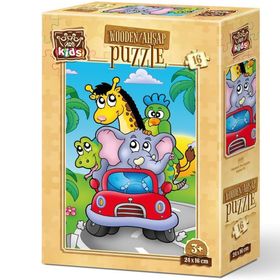 Art 5850 Kids Kaptan Fil 16 Parça Ahşap Puzzle