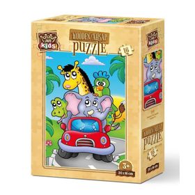 Art 5850 Kids Kaptan Fil 16 Parça Ahşap Puzzle