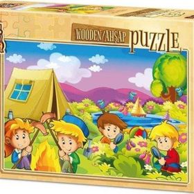 Art 5872 Kids Meraklı Kampçılar 25 Parça Ahşap Puzzle