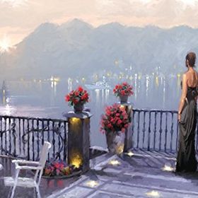 Art Başbaşa Lake Cafe 1000 Parça Puzzle