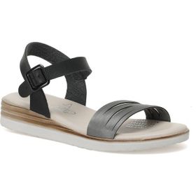Art Bella CS22051 2FX Siyah Kadın Sandalet
