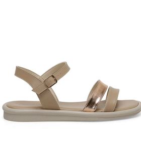 Art Bella CS24036 4FX Bej Kadın Düz Sandalet