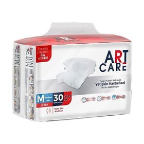 Art Care Belbantlı Medium Beyaz 30'lu Yetişkin Hasta Bezi