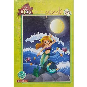 Art Çocuk Ayışında Denizkızı 50 Parça Puzzle