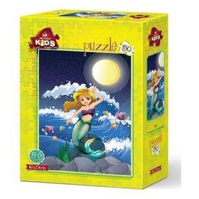 Art Çocuk Ayışında Denizkızı 50 Parça Puzzle