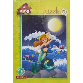 Art Çocuk Ayışında Denizkızı 50 Parça Puzzle