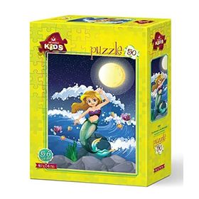 Art Çocuk Ayışında Denizkızı 50 Parça Puzzle