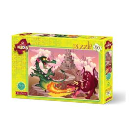 Art Çocuk Ejderhalar 50 Parça Puzzle