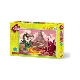 Art Çocuk Ejderhalar 50 Parça Puzzle