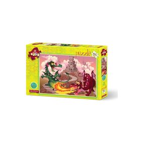 Art Çocuk Ejderhalar 50 Parça Puzzle