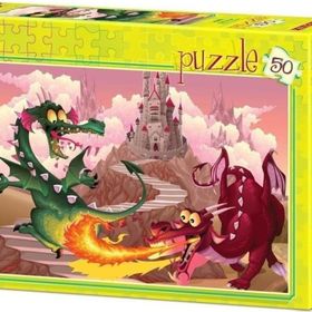 Art Çocuk Ejderhalar 50 Parça Puzzle