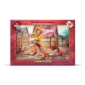 Art Çocuk Puzzle 48 Parça Fareli Köyün Kavalcısı