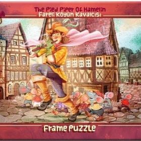 Art Çocuk Puzzle 48 Parça Fareli Köyün Kavalcısı