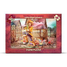 Art Çocuk Puzzle 48 Parça Fareli Köyün Kavalcısı