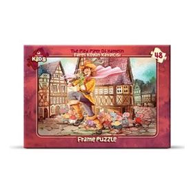 Art Çocuk Puzzle 48 Parça Fareli Köyün Kavalcısı