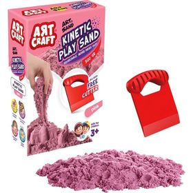 Art Craft 03435 Pembe 500 gr Kinetik Oyun Kumu
