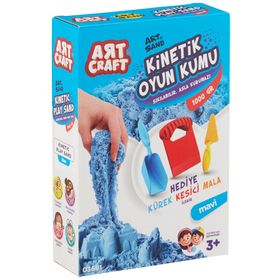 Art Craft 03691 Mavi 1 kg Kinetik Oyun Kumu