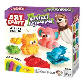 Art Craft 3D 200 gr Hayvanlar Hamur Set