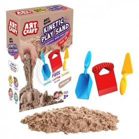 Art Craft Aksesuarlı Naturel 1000 gr Kinetik Oyun Kumu