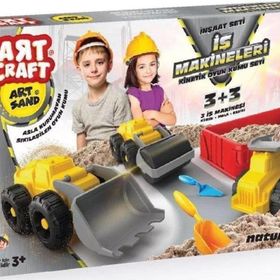 Art Craft İş Makineleri 750 gr Kum Seti