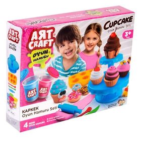 Art Craft Kapkek Cupcake Oyun Hamuru Seti