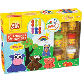 Art Craft Üç Boyutlu Hayvanlar Hamur Seti
