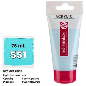 Art Creation 5798512 75 ml Sky Blue Light No:551 Akrilik Boya
