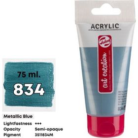 Art Creation 5798530 75 ml Metallic Blue No:834 Akrilik Boya