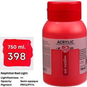 Art Creation 5798562 750 ml Naphthol Red Light No:398 Akrilik Boya