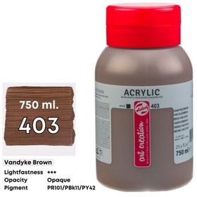 Art Creation 5798563 750 ml Vandyke Brown No:403 Akrilik Boya