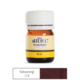 Art Deco 115 Kahverengi Kumaş Boyası