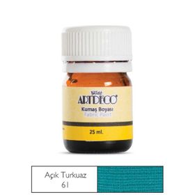 Art Deco 61 Açık Turkuaz Kumaş Boyası