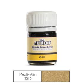 Art Deco Metalik 221 Altın Yaldız Kumaş Boyası