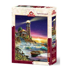 Art Deniz Fenerinden Günbatımı 500 Parça Puzzle