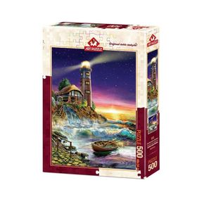 Art Deniz Fenerinden Günbatımı 500 Parça Puzzle