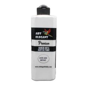 Art Elegant ACR-100 Beyaz 400 ml Akrilik Boya