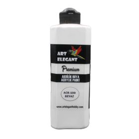 Art Elegant ACR-100 Beyaz 400 ml Akrilik Boya