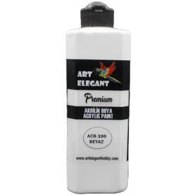 Art Elegant ACR-100 Beyaz 400 ml Akrilik Boya