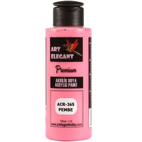 Art Elegant ACR-365 Pembe 120 ml Akrilik Boya