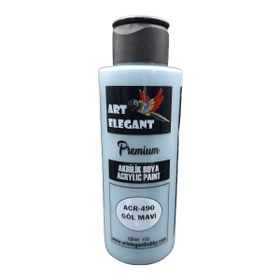 Art Elegant ACR-490 Göl Mavi 120 ml Akrilik Boya