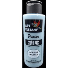Art Elegant ACR-490 Göl Mavi 120 ml Akrilik Boya
