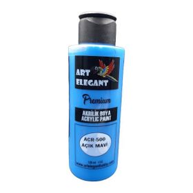 Art Elegant ACR-500 Açık Mavi 120 ml Akrilik Boya