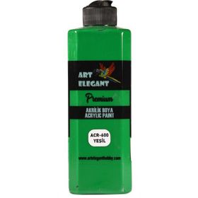 Art Elegant ACR-600 Yeşil 400 ml Akrilik Boya